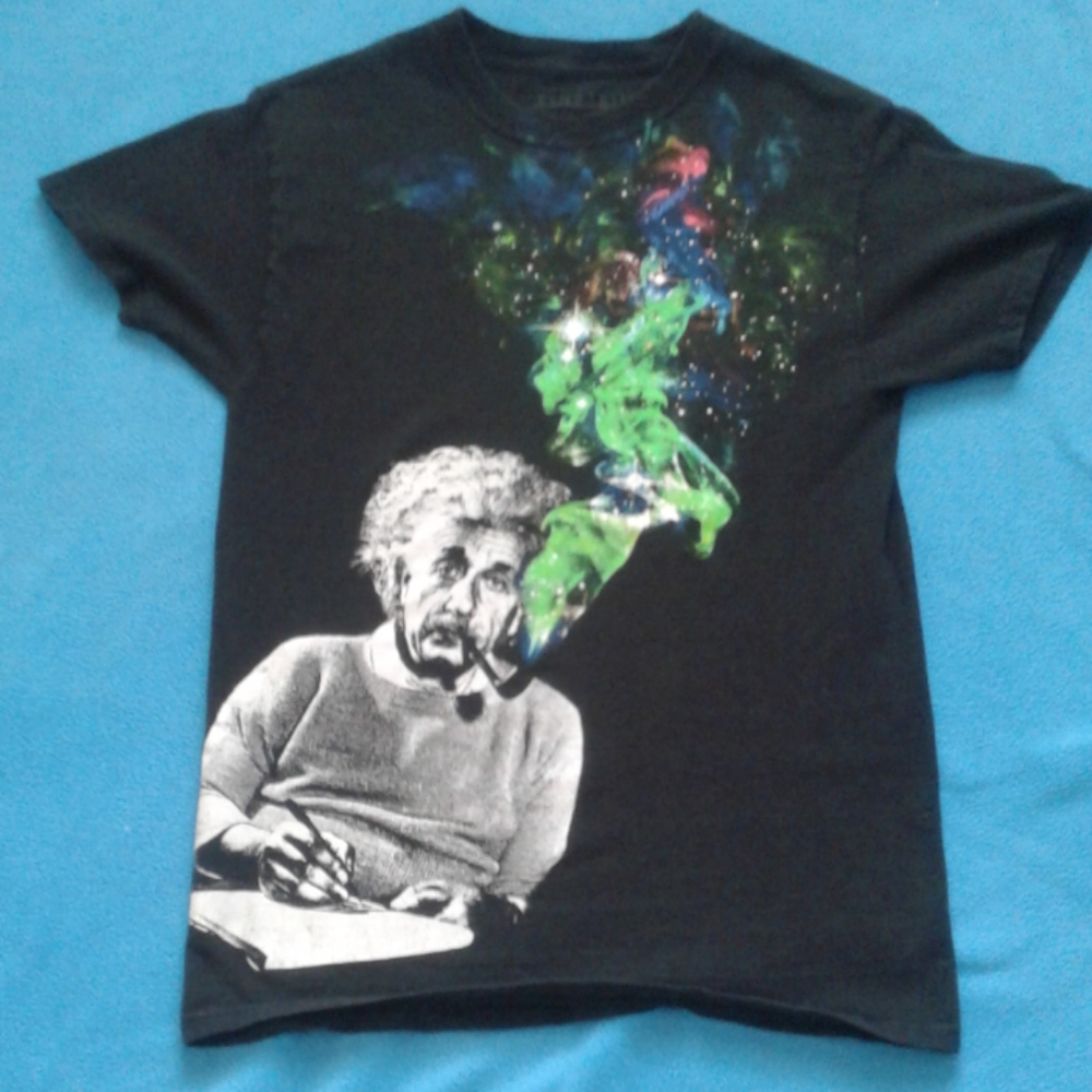 Black Albert Einstein Tee shirt